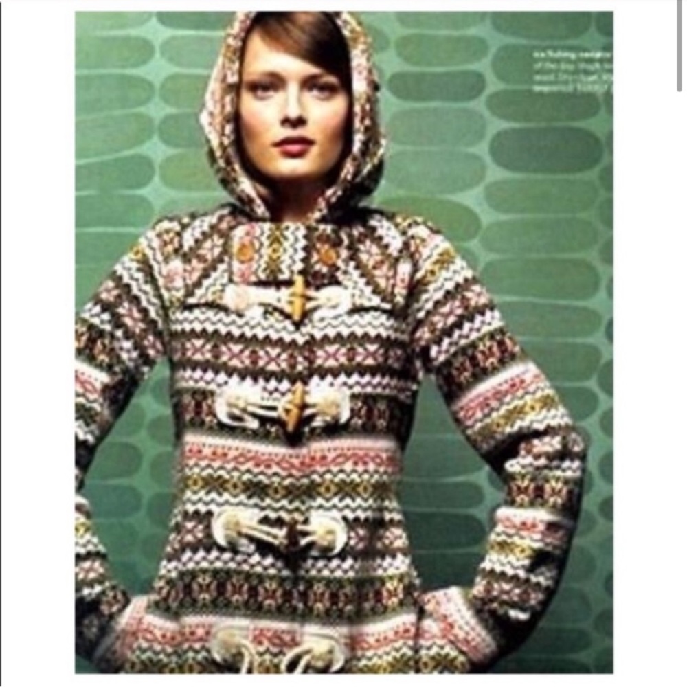 ✨rare✨ Anthro’s Sparrow original fair isle coat